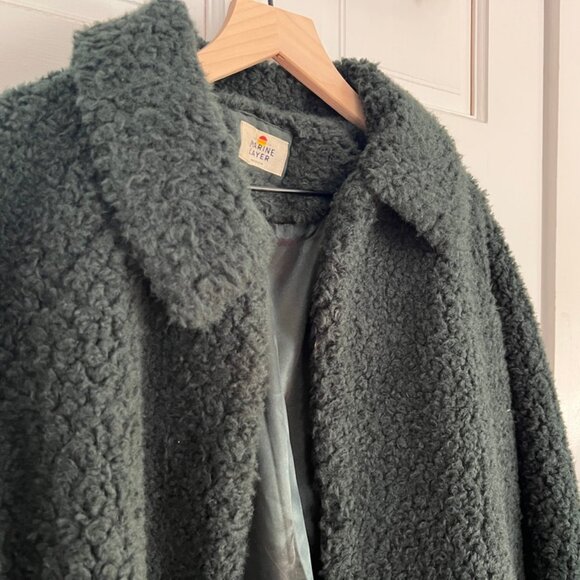 Marine Layer Aspen Coat in Green Gables - Picture 2 of 3